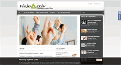 Desktop Screenshot of fizjoactiv.pl